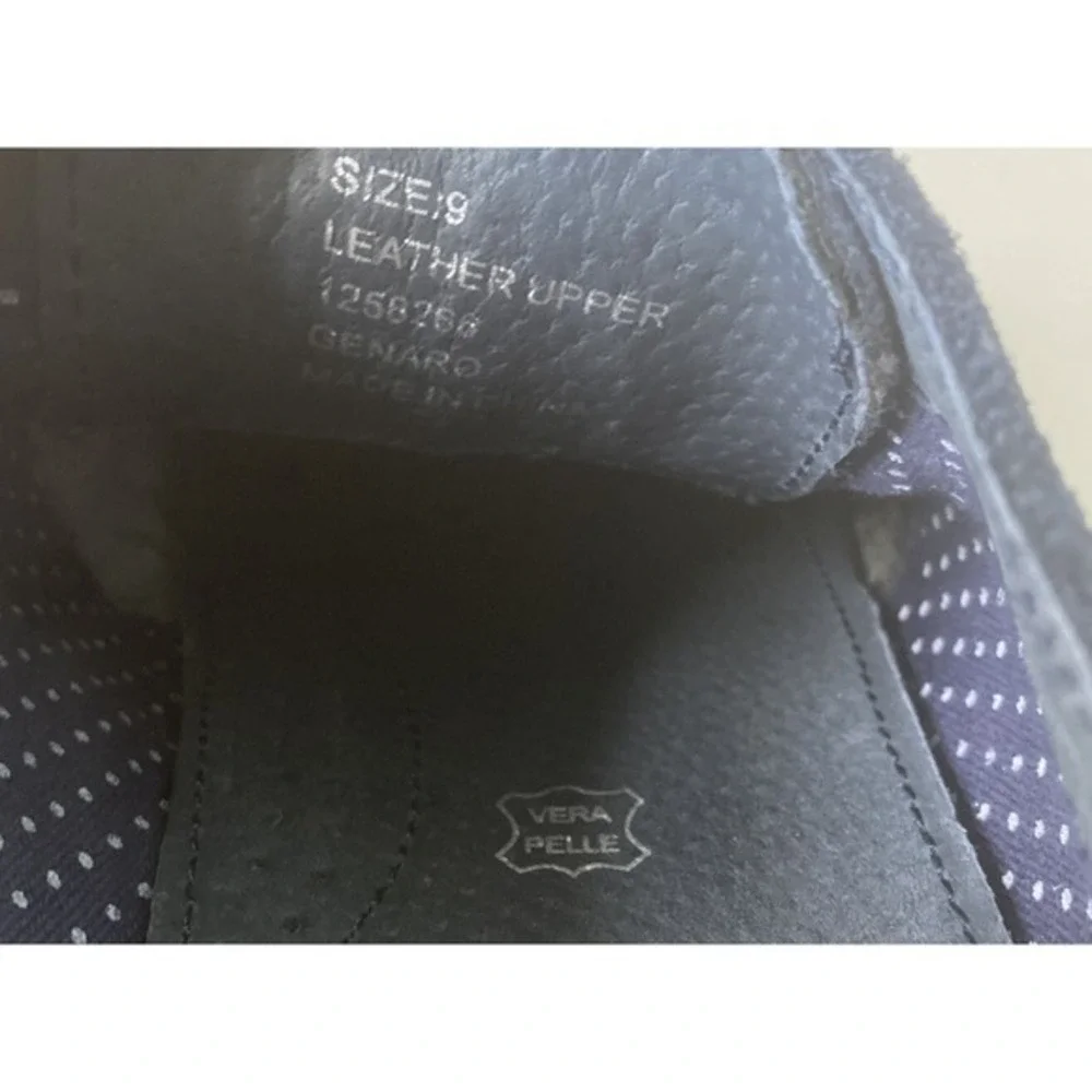 Mauro Alessi Men's Size 9 Oxford Style Dress Shoe. Very‎ Good. Navy Blue Lace Up